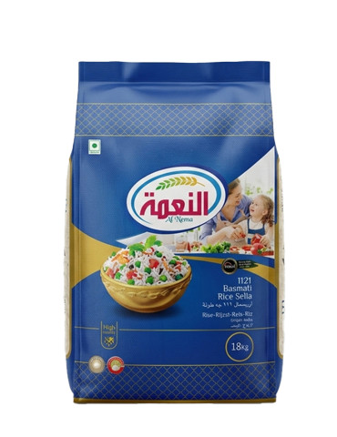 Basmati rice 1121 18kg.